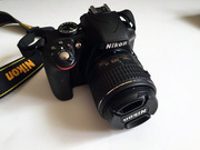 Nikon D3300 Kit 18-55 VR II Black + сумка +  карта памяти